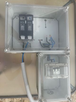 Luz de obra Cuadro Eléctrico con Protección IP65