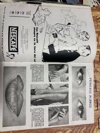 Revista antigua de Victoria Vera y de Sofia Loren.