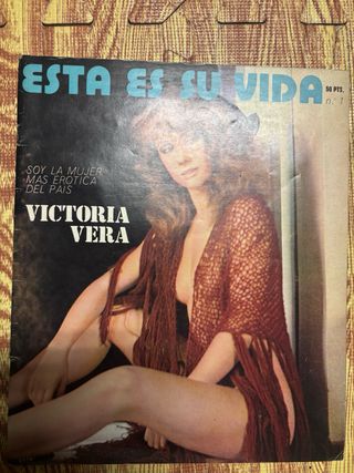 Revista antigua de Victoria Vera y de Sofia Loren.
