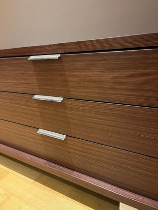 Mueble TV madera marrón