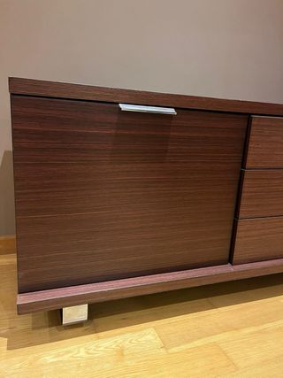 Mueble TV madera marrón