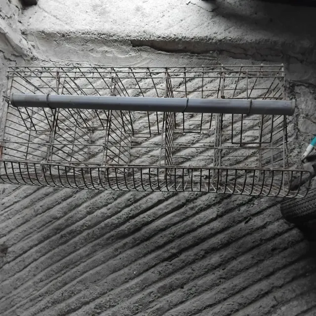 Jaula para gallinas de alambre