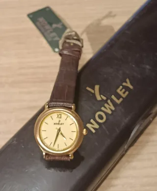 Reloj Nowley Vintage Mujer Dorado y Marrón