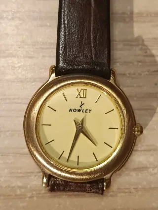 Reloj Nowley Vintage Mujer Dorado y Marrón