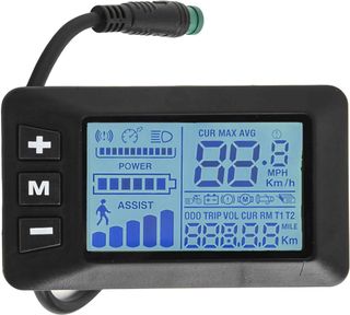 Display ebike con cavo e connettore