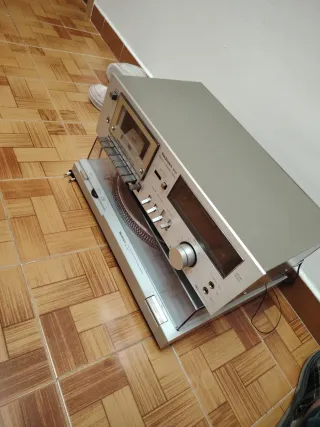 Technics M12 Stereo Cassette Deck Plata