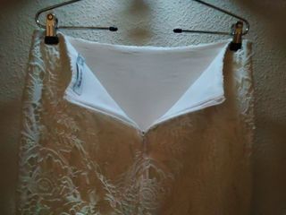 Falda Pedro del Hierro encaje blanca T.42