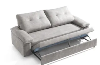 Sofá cama 3 plazas gris