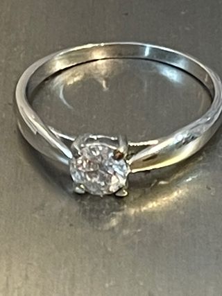 Anillo Oro 18k Diamante 0.55 Ct G/SI1