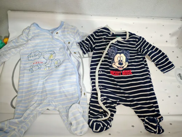 Pijama bebé Mickey y Pato