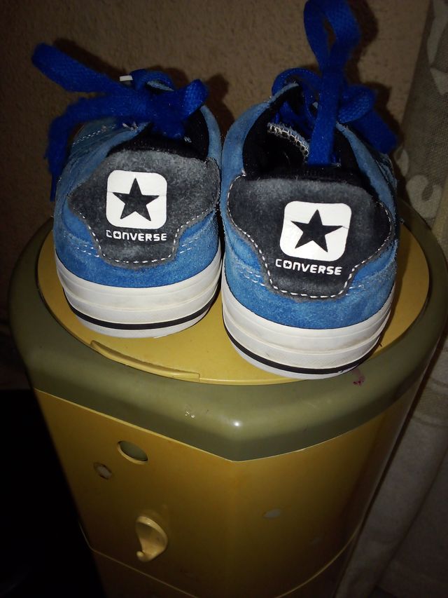 Zapatillas Converse Cons Piel Azul