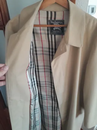 Gabardina Burberrys Beige Clásica