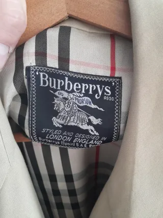 Gabardina Burberrys Beige Clásica