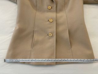 Cappottino donna lana beige sartoriale M/38