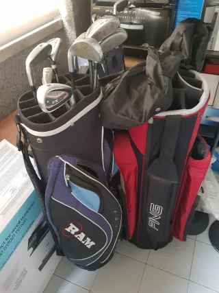 Bolsas de golf con palos