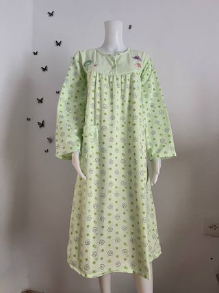 Camisón vintage verde talla L