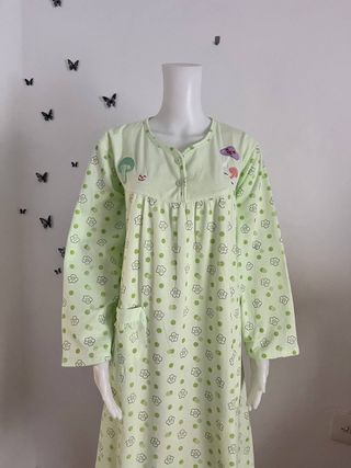 Camisón vintage verde talla L