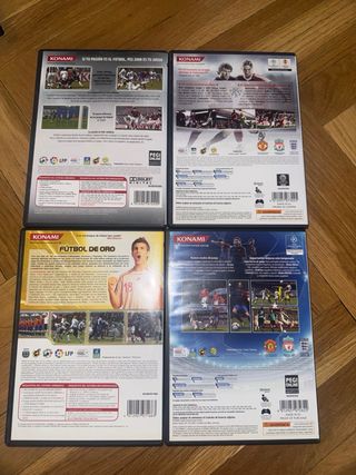 Lote 4 Videojuegos PES (PC)