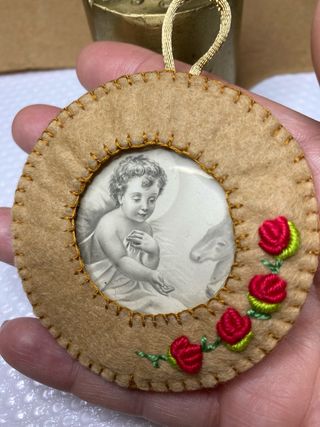 Reliquia con immagine di Gesù bambino