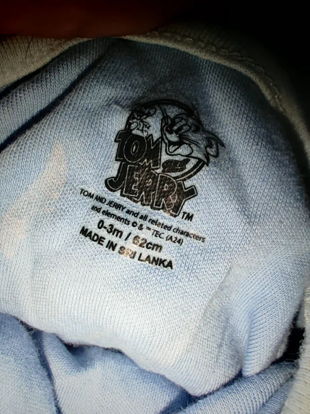 Pijama y body bebé Tom y Jerry