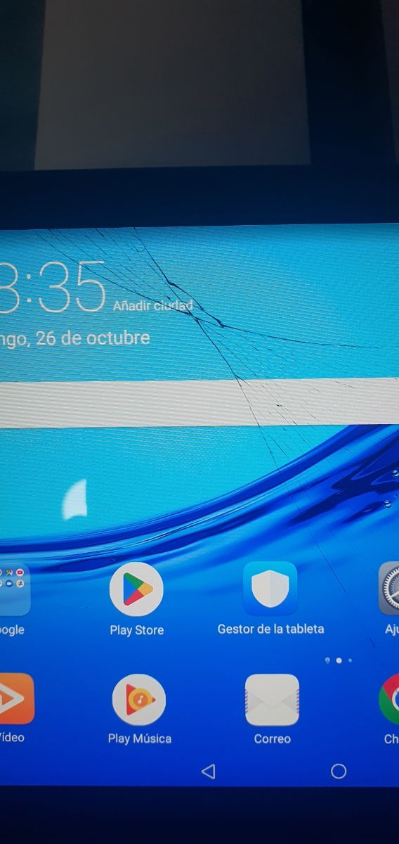 Tableta Huawei Azul.