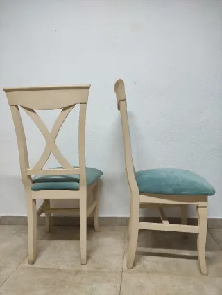 Conjunto de 4 sillas de comedor elegantes
