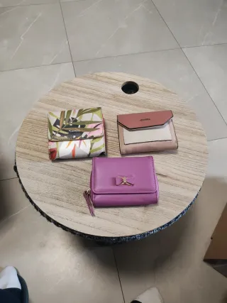3 Portafogli Donna Carpisa Rosa e Viola