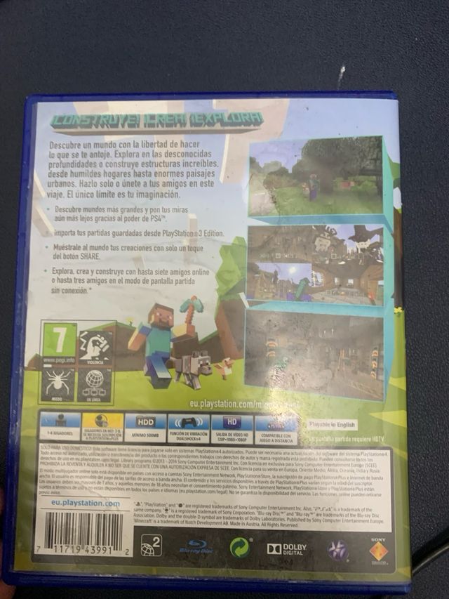 Minecraft PS4 Edición PlayStation 4