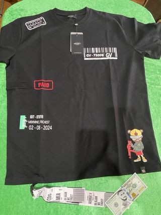 Camiseta George V Blanca Tallas S-XXL