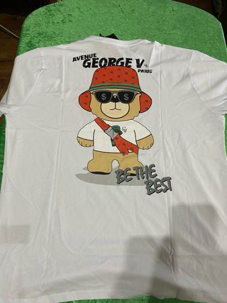 Camiseta George V Blanca Tallas S-XXL