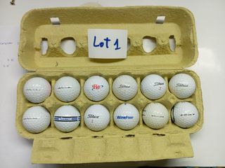 Lote 1: 12 Pelotas de Golf Titleist y Más