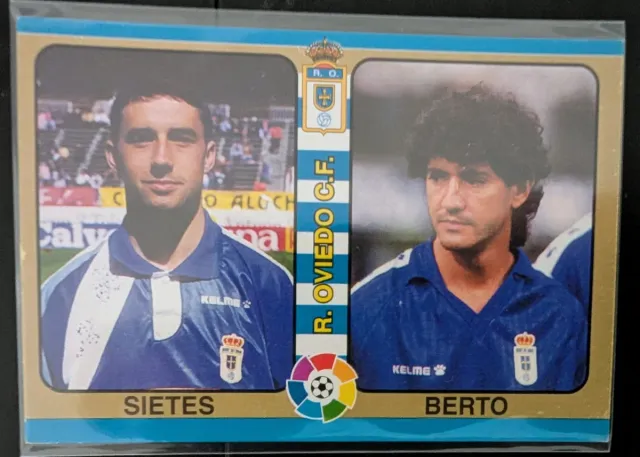 8 Cromos Liga 1995-1996 Real Oviedo