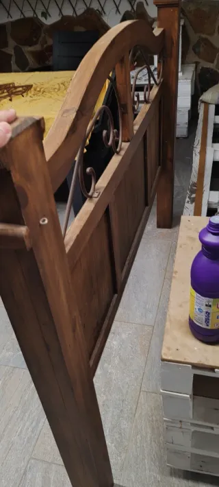 Cabecero de madera estilo mexicano NO  ENVIO