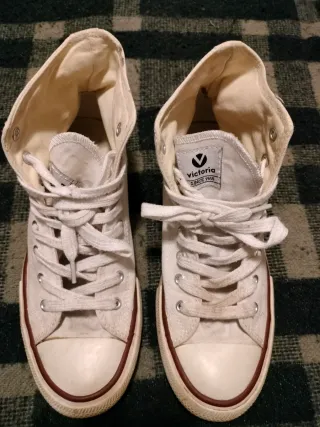 Bambas Victoria tobilleras blancas