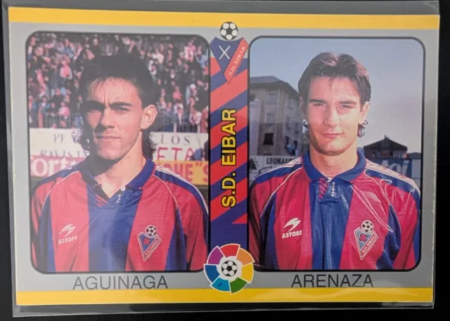 5 Cromos Liga 1995-1996 S.D Eibar (2° División)