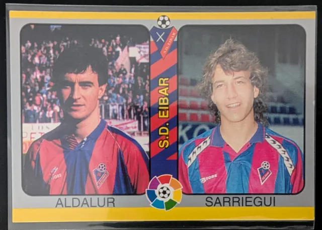 5 Cromos Liga 1995-1996 S.D Eibar (2° División)
