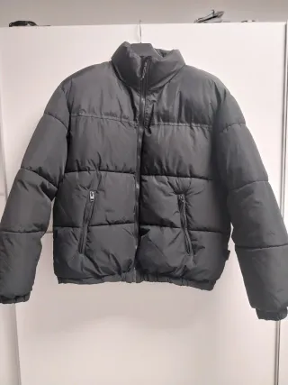 Cazadora acolchada hombre negra