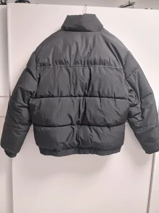 Cazadora acolchada hombre negra