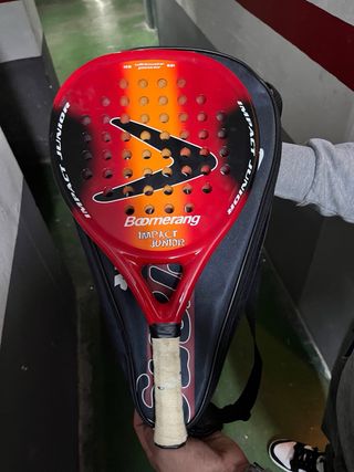 Pala Pádel Boomerang Impact Junior Roja
