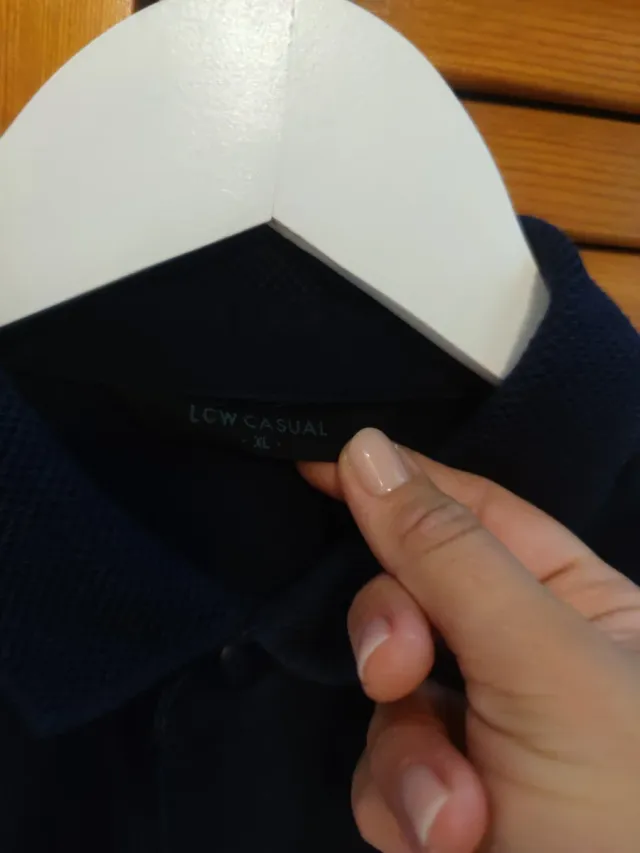 Maglietta LCW Blu con Strisce Gialle