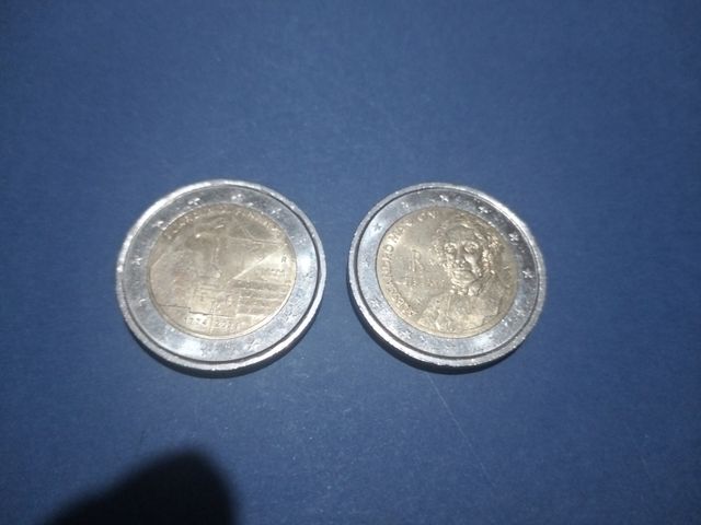 2 Monete commemorative 2 Euro
