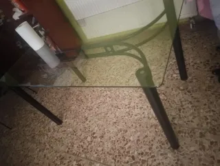 Rebajada!!!Preciosa Mesa de comedor cristal