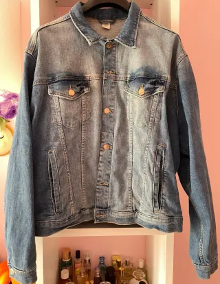 Giubbino Denim Uomo Blu