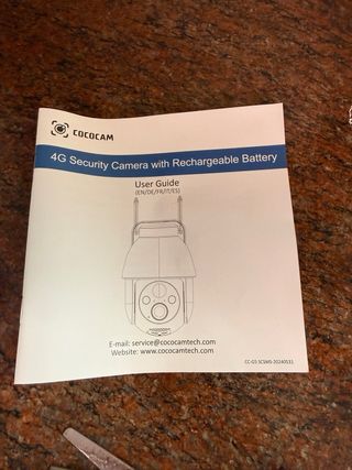 Cámara Seguridad COCOCAM con Panel Solar
