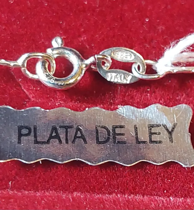 Cadena de 40cm de Plata de Ley 
