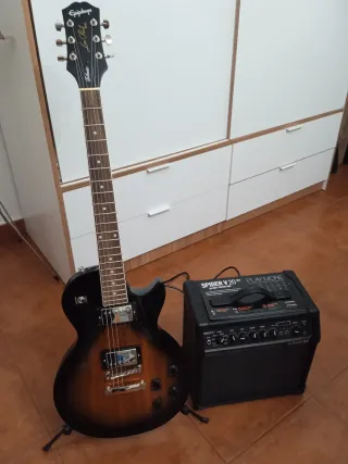 Guitarra Eléctrica Epiphone y Amplificador
