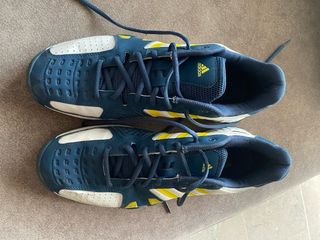Zapatillas de pádel Adidas Azul y Amarillo