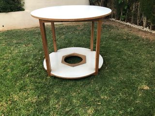 Mesa camilla redonda blanca