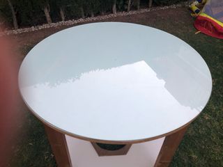 Mesa camilla redonda blanca