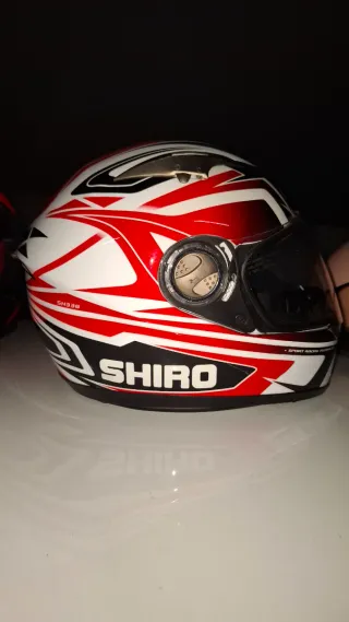 Casco SHIRO SH338 Sepang Rojo Blanco Negro